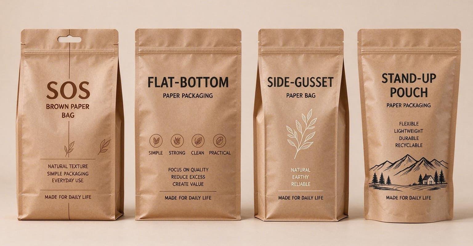 kraft packaging bags