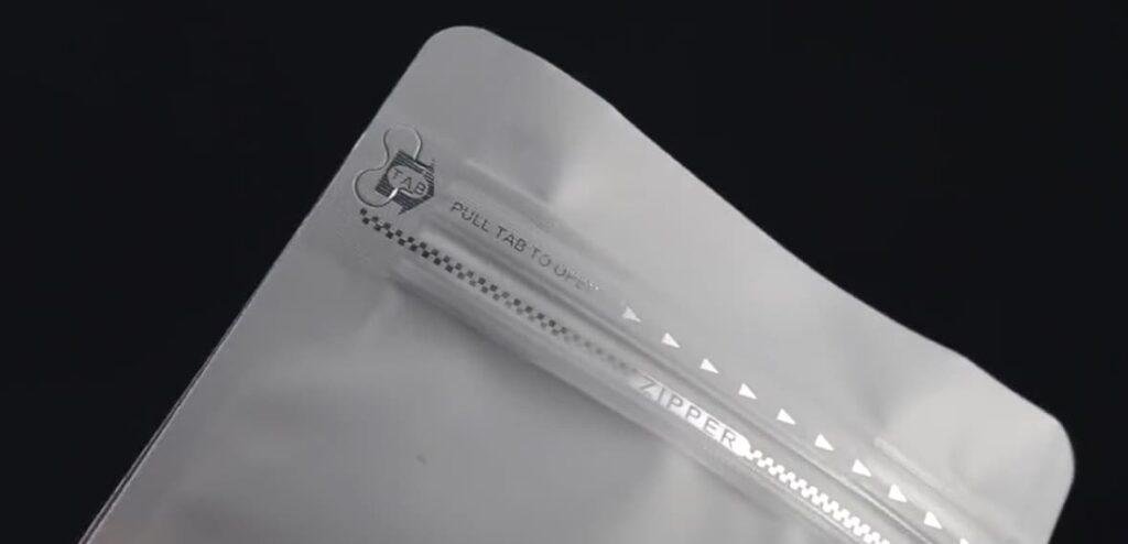 stand up zipper pouch